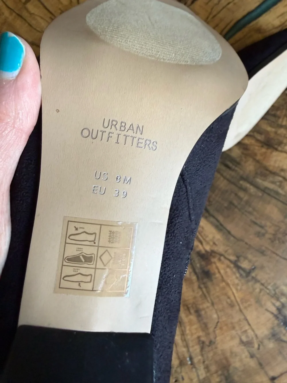 Urban Outfitters Mika Heeled Black Boots